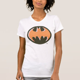 T-shirt Symbole Batman Logo demi-ton rouge