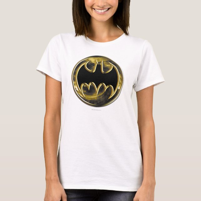T-shirt Symbole Batman | Logo Or (Devant)