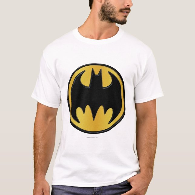 T-shirt Symbole Batman | Logo rond classique (Devant)