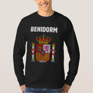 T-shirt Symbole Benidorm Patriotique Espagne Emblème Et Es