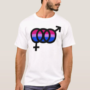 T-shirt Symbole bisexuel