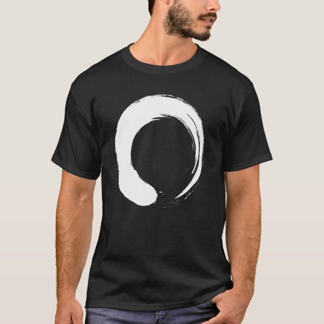 T-shirt Symbole bouddhisme zen Enso Cercle Bouddhisme Symb (Devant)