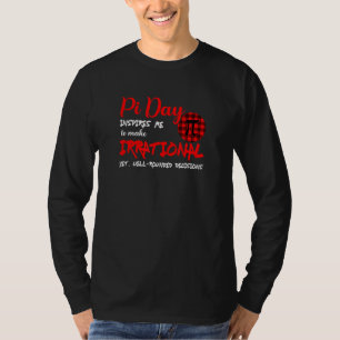 T-shirt Symbole Buffalo Pi Plaid Pi Jour M'Inspire Math Lo