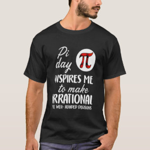 T-shirt Symbole Buffalo Pi Plaid Pi Jour M'Inspire Math Lo