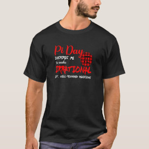 T-shirt Symbole Buffalo Pi Plaid Pi Jour M'Inspire Math Lo