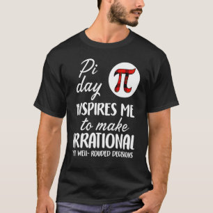 T-shirt Symbole Buffalo Pi Plaid Pi Jour M'Inspire Math Lo