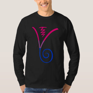 T-shirt Symbole chakra spirituel de Drapeau bisexuel Dumo 