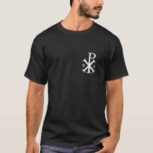 T-shirt Symbole Chi Rho Motif Jésus Croix Constantin Chris