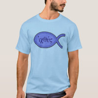 Symbole chrétien de poissons d'IXOYE - parchemin
