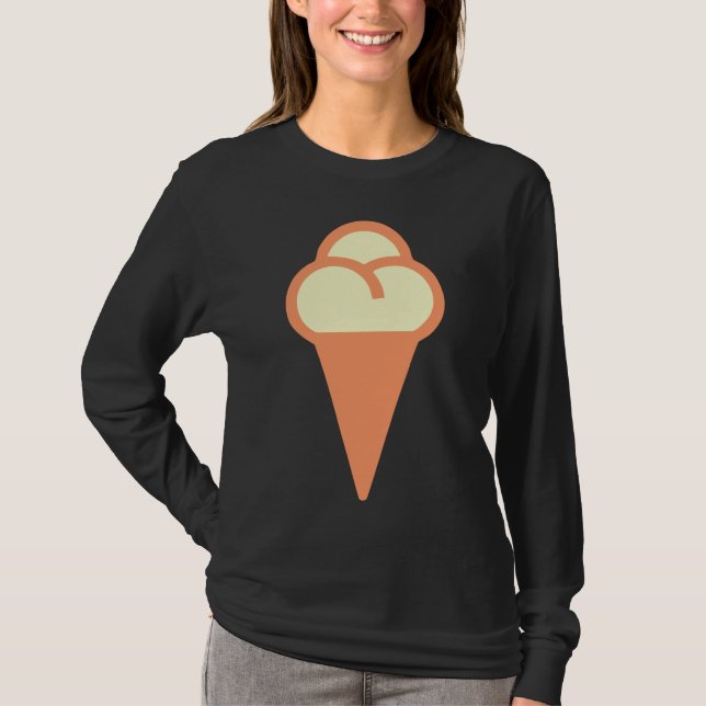 T-shirt Symbole cône Icecream (Devant)