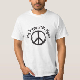 T-shirt SYMBOLE cravate-Dye Paix Stay Trippy Little Hippie