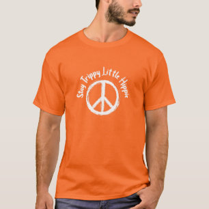 T-shirt SYMBOLE cravate-Dye Paix Stay Trippy Little Hippie