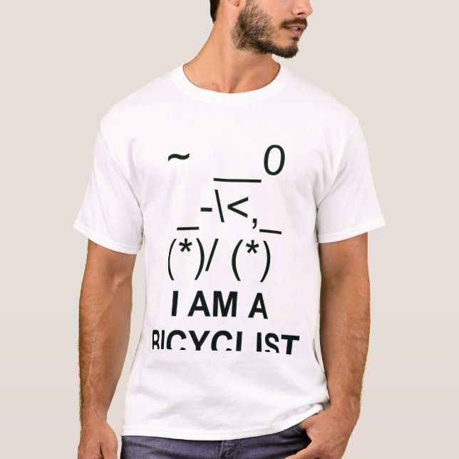 T-shirt Symbole cycliste (Devant)