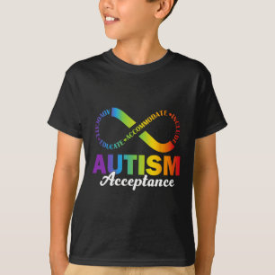 T-shirt Symbole d'acceptation de la sensibilisation sur l'