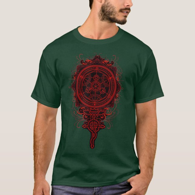 T-shirt Symbole d'alchimie occulte de géométrie sacrée (Devant)