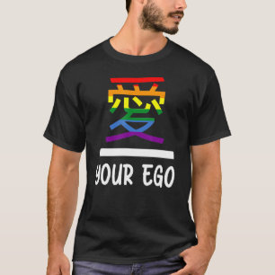 T-shirt Symbole d'amour Kanji Lgbtq Stups chinois traditio