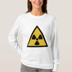 T-shirt Symbole d'avertissement de rayonnement (danger rad