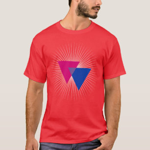 T-shirt Symbole de bisexualité