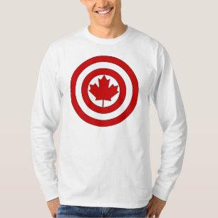 T-shirt Symbole de bouclier de capitaine Canada