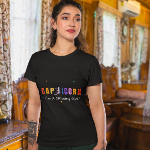 T-shirt Symbole de Capricorne Zodiac coloré   Capricorne