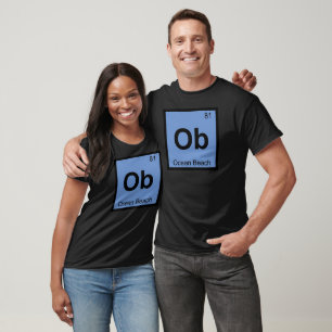 T-shirt Symbole de chimie d'Ocean Beach San Francisco