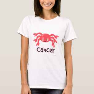 T-shirt Symbole de dessin du cancer du crabe mou