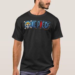 T-shirt Symbole de drapeau d'un morceau de logo pirates - 