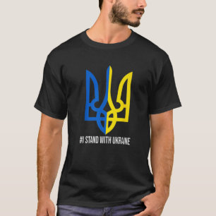 T-SHIRT SYMBOLE DE DRAPEAU UKRAINE