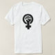 T-shirt Symbole de féministe de puissance de fille (Design devant)