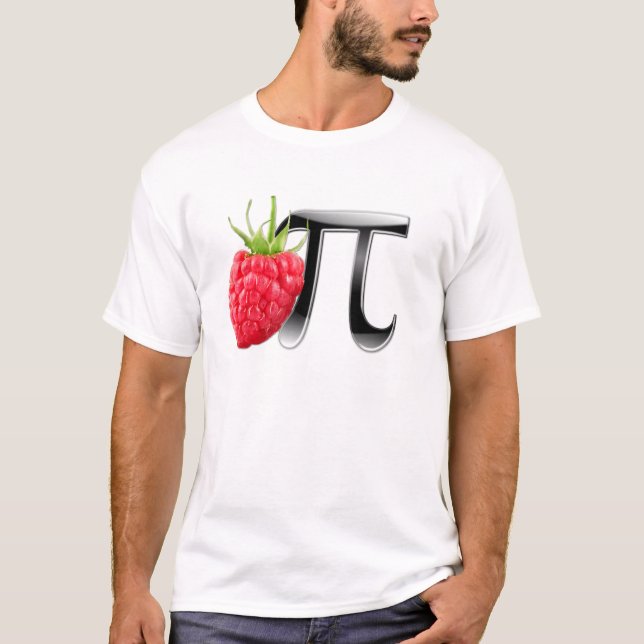 T-shirt Symbole de framboise et de pi (Devant)