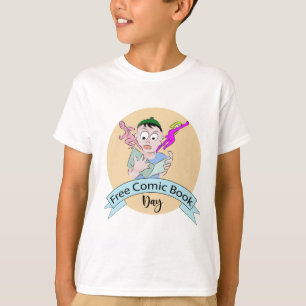 T-shirt Symbole de la journée de la bande dessinée