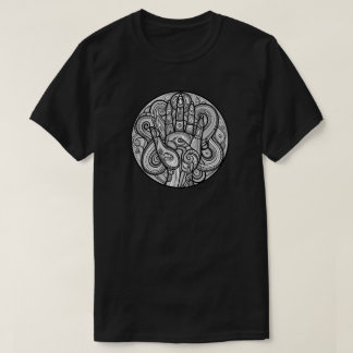 T-SHIRT SYMBOLE DE LA MAIN DE L'EAU DU NECRONOMICON DE CTH