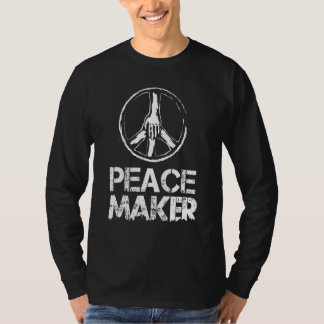 T-SHIRT SYMBOLE DE LA PAIX DES 60 70