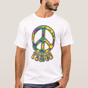 T-shirt Symbole de la paix hippie