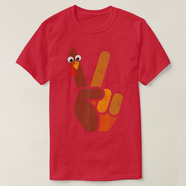 T-shirt SYMBOLE DE LA Paix Hippie Turquie Automne Drôle Th (Design devant)