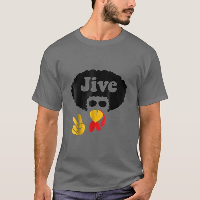 T-shirt Symbole de la paix, Jive Turquie face à un joyeux  (Devant)
