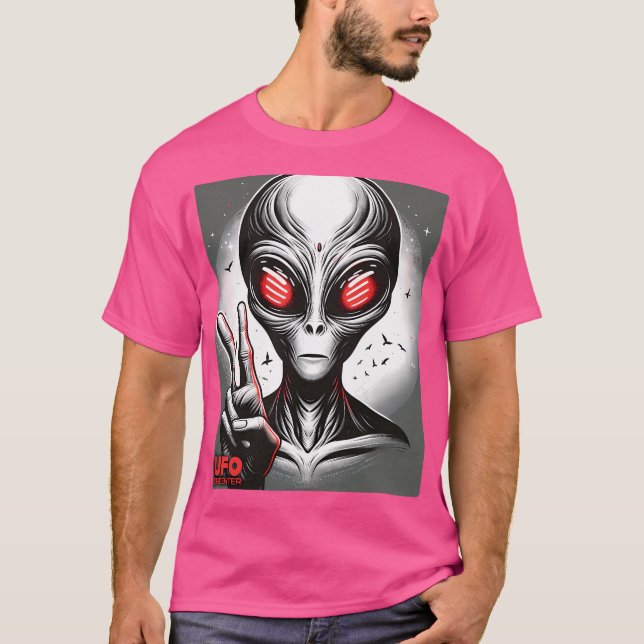 T-SHIRT SYMBOLE DE LA PAIX ROUGE (Devant)