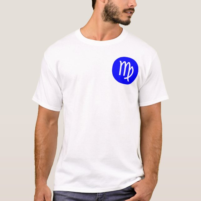 T-shirt Symbole de la vierge - Poche (Devant)