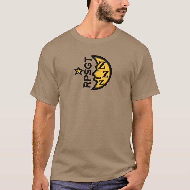 T-shirt SYMBOLE de LABORATOIRE de SOMMEIL de RPSGT par (Devant)