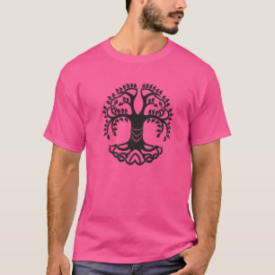 T-shirt Symbole de l'arbre de vie Méditation du Yoga fract