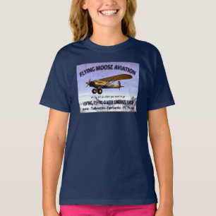 T-shirt Symbole de l'aviation vintage de l'orignal