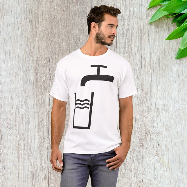 T-shirt Symbole de l'eau du robinet (Créateur téléchargé)