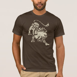 T-shirt Symbole de Leo Zodiac Grunge Juillet 23 - Août 22