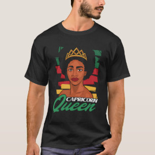 T-shirt Symbole de naissance de Capricorne Queen Astrologi