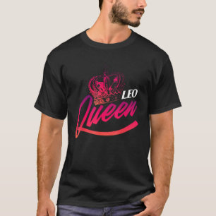 T-shirt Symbole de naissance Leo Queen Astrologie