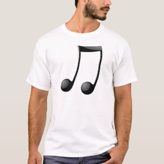T-shirt symbole de note de musique
