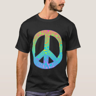 T-shirt Symbole de paix dégradé