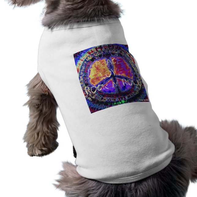 T-shirt Symbole de paix Doggie Tee (Dos)