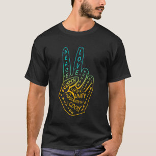 T-shirt Symbole de paix Faire de la paix pas de la guerre 