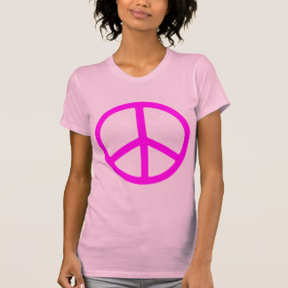 T-shirt Symbole de paix rose pâle